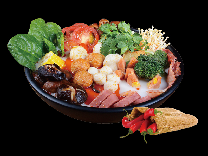 麻辣碗約麻辣燙-豐富食材