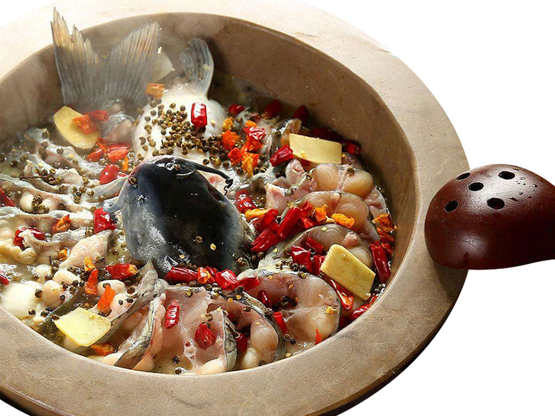 壹鍋蒸能量蒸汽石鍋魚