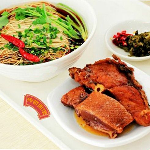 香皖傳奇面館炸魚(yú)傳奇面 