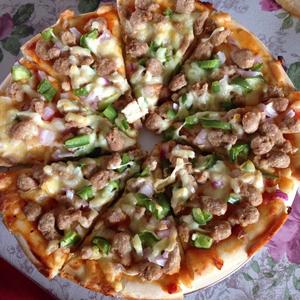維客多營(yíng)養(yǎng)快餐-青椒牛肉皮薩