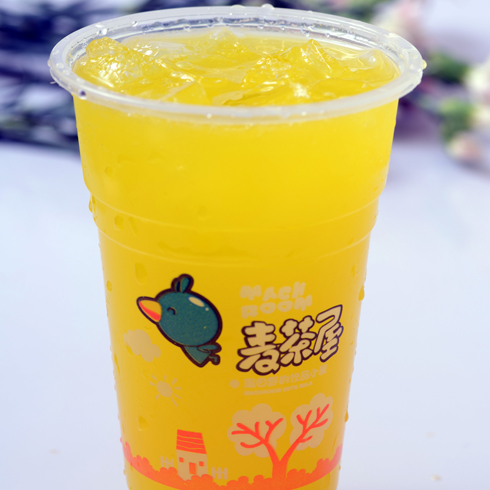 麥茶屋奶茶店產品-芒果戀上橙