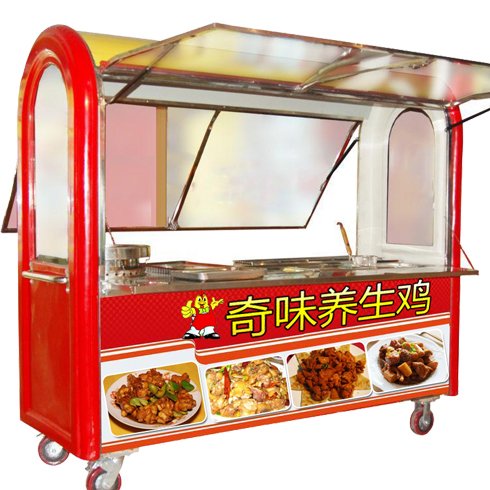奇味養(yǎng)生雞小吃車產品-奇味養(yǎng)生雞移動小吃車