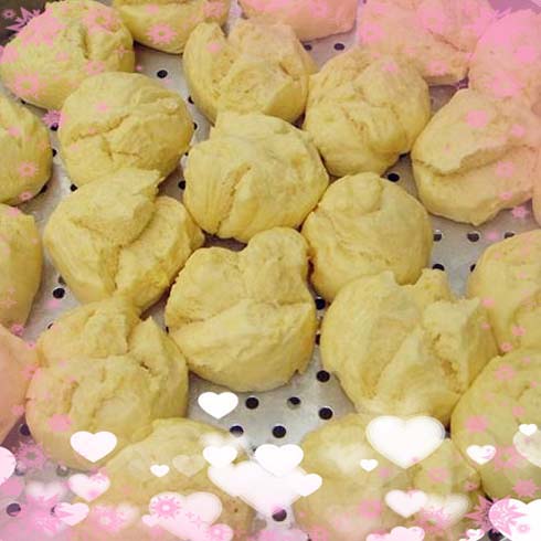 奶香玉米面開(kāi)花饅頭