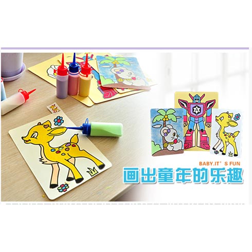 歡樂(lè)樹兒童益智樂(lè)園-沙畫主題