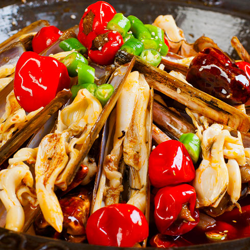 鐵鍋門(mén)香辣館-泡椒蟶子鍋