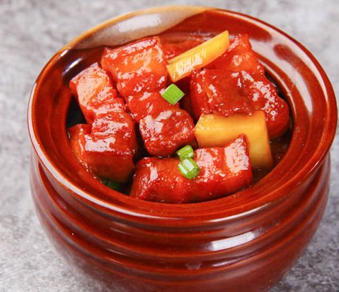 瓦罐香沸小吃快餐-瓦罐紅燒肉套餐